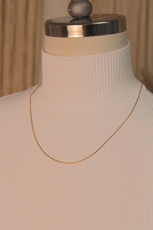 14K Gold Filled 20" Snake Chain Necklace Wingo
