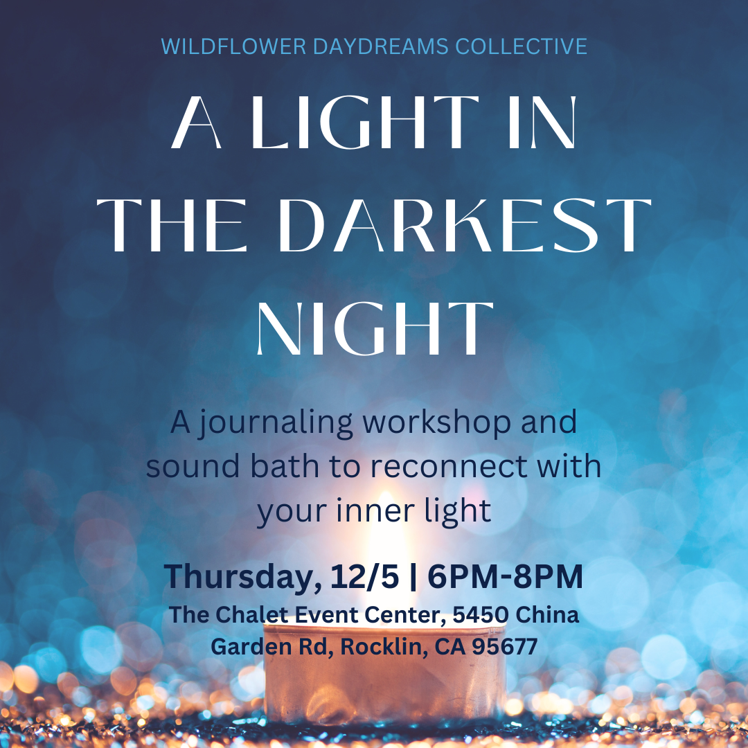 A Light on the Darkest Night - Journaling Workshop and Sound Bath