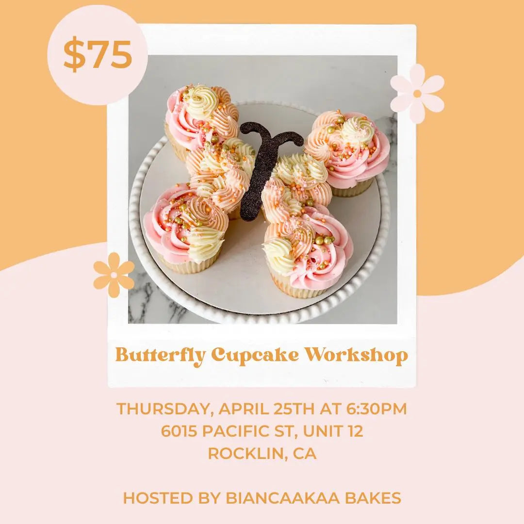 Butterfly Cupcake Workshop Biancaakaa Bakes