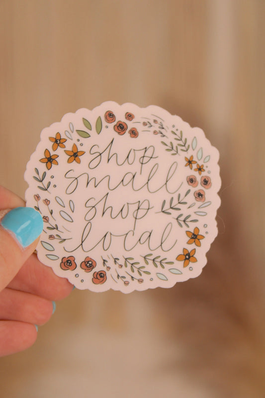 Floral Shop Small Sticker Elyse Brianne Design
