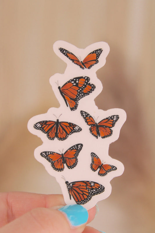 Flying Monarchs Sticker Elyse Brianne Design