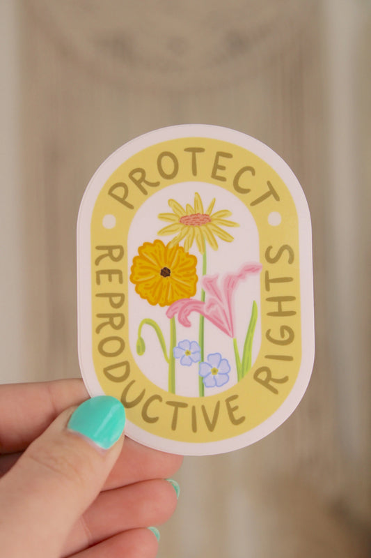 Protect Reproductive Rights Sticker Bloomwolf Studio