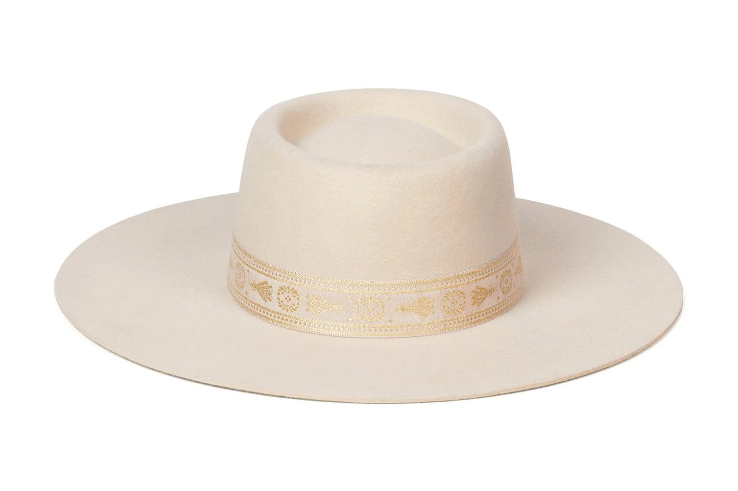 Lack of Color Juno Boater Hat - Cream LACK OF COLOR